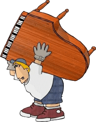 Vận chuyển, lên dây đàn Piano